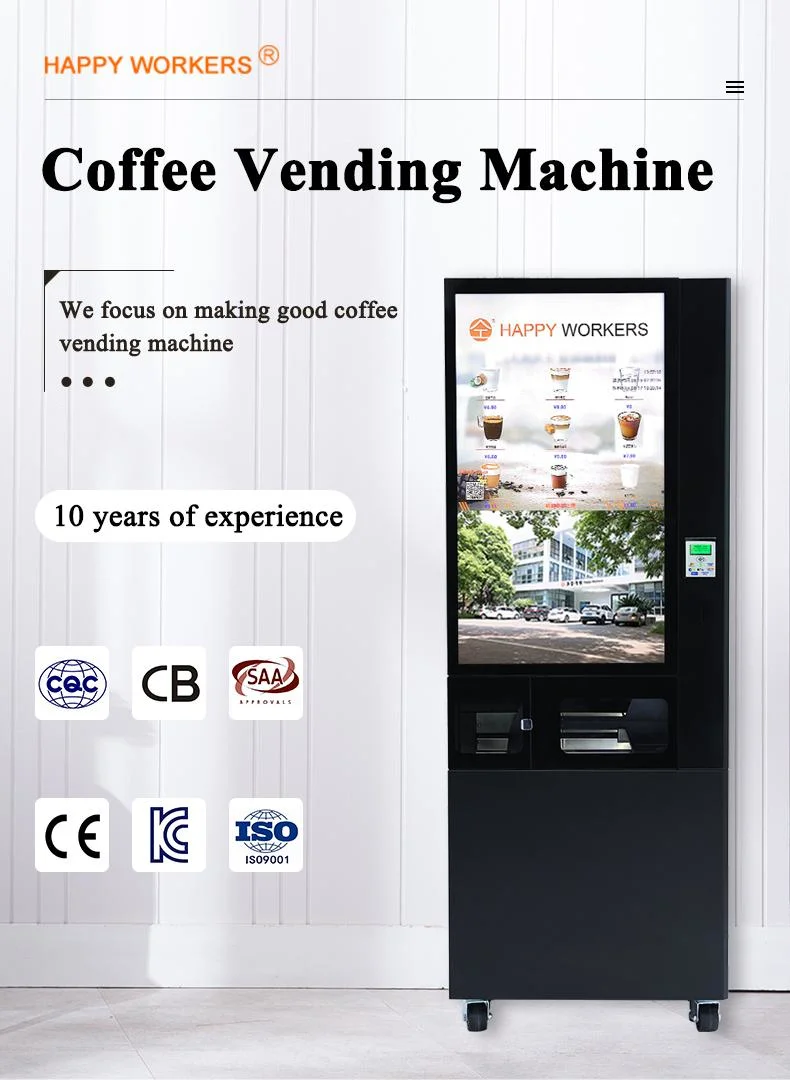 High Style Coffee Vending Machine Commercial Cup Lid Dispenser