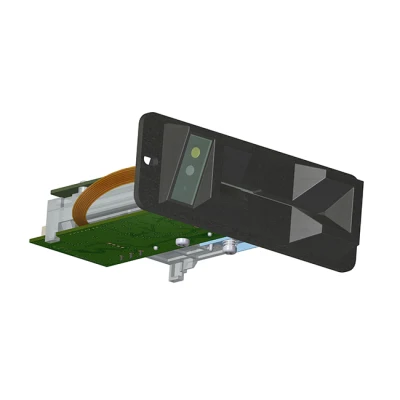 Hybrid-Kartenleser mit manuellem Einsatz, magnetisch, RF und Barcode