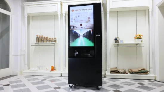 Kommerzieller Becherdeckelspender für Kaffeeautomaten mit Touchscreen